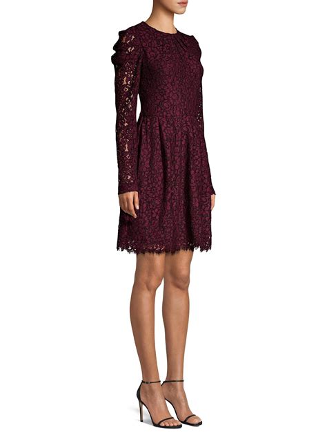 michael kors lavender lace dress|Floral Lace Dress .